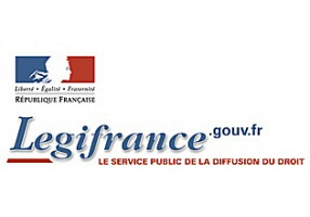 LOGO OFFICIEL SITE LEGIFRANCE GOUV FRANCE
